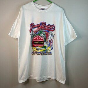 Vintage 2005 Jimmy Buffett "A Salty Piece of Land" Tour White Shirt Size XL